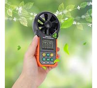 ZAWELIYO Anemometro Digitale, Misuratore di velocità del Portatile