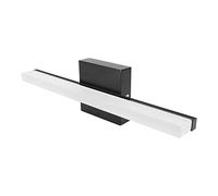 ZAWELIYO Barra Luminosa a LED Vanity Moderna Luce Bianca 6000K Sopra lo Specchio per Bagno Camera da Letto 15,7 Pollici in Acrilico e Metallo