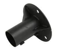 ZAWELIYO Base per Flangia da Pavimento per Carichi Pesanti su Palo per Recinzione a Catena per Fissaggio Robusto su Lampione, Adatta per Pali Rotondi, Materiale in Acciaio (65 mm)