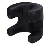 ZAWELIYO Cuscino per il Viso, Cuscino di Bellezza in Memory Foam Dal Design Speciale in Tessuto di Seta per il Sonno della Schiena, con Supporto Ergonomico Ammortizzante Morbido (Black)