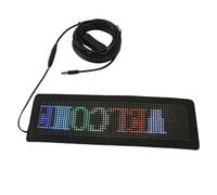 ZAWELIYO Display Pubblicitario Luminoso RGB Programmabile per Insegne per Auto a LED per Installazioni di Eventi Aziendali 28,5 X 9 Cm