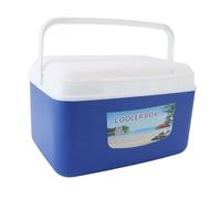 ZAWELIYO Dispositivo di Raffreddamento Rigido Portatile Efficiente da 8 Litri per Campeggio, Picnic, Spiaggia, Viaggi, Pesca, Bevande, Materiale Plastico di Alta qualità (Blu)