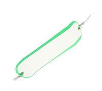 ZAWELIYO Flissing Fish, Alce a Troll Flash, Pancia Sotto Acqua Doppio Lato Diving Lampeggiante per Pesca in Mare Troll Accessori 28 Cm, per Acqua Dolce Acqua Mare (Verde Trasparente)