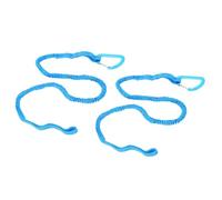 ZAWELIYO Guinzaglio di Paddle in Kayak, Guinzaglio a Canna di Kayak, Cordino Cinghia di Kayak 2 PCS Elastico Elastico con Lega per la Pesca in Barca da Canoa in Kayak (Blu)