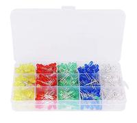 ZAWELIYO Kit Assortimento Diodi LED, Dimensione 5mm, 500 Pz