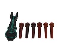 ZAWELIYO Kit di Perni per Chitarra da 6 Pezzi, Set di Perni per Ponte per Chitarra Alla Moda in Acero, Installazione Semplice per gli Amanti della, Parti di Ricambio Delicate