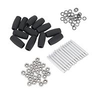 ZAWELIYO Kit Ruota per Auto per Auto Robot PRO per Robomaster S1 Una Sostituzione del Gruppo Ruota | RC Robot Upgrade & Repair Parts (Nero)