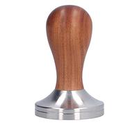 ZAWELIYO Manomissione del caffè da 58 Mm, Strumento da Pressa per caffè in Acciaio Inossidabile con Tappetino Manomissione, Base di Tamponing del caffè con Manico in Legno per caffè per