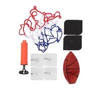 ZAWELIYO Mini Canestro da Basket per Bambini per Interni, Canestro da Basket Montato a Parete con Tabellone Trasparente, Divertente attività Al Coperto per Bambini Dai 3 Anni in su, Giallo