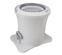 ZAWELIYO Mini Essiccatore Portatile, Asciugatrice Compatta Ad Alta capacità per Viaggi in Dormitorio, Materiale ABS a Risparmio Energetico (Bianca)