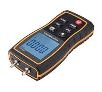 ZAWELIYO Misurazione del Manometro Differenziale Digitale 0-100 Psi | Misura la pressione dell\'aria, Include batteria, Design portatile, Ideale per sistemi HVAC