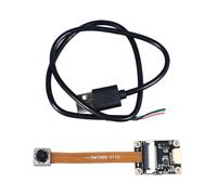 ZAWELIYO Modulo Fotocamera USB da 5 MP, Webcam 2K Grandangolare Senza Distorsione da 120 Gradi con Microfono Integrato, Sensore OV5640 con Messa a Fuoco Fissa
