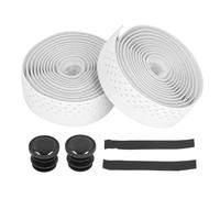 ZAWELIYO Nastro per Manubrio Anti -Slip Bici da Manubrio Manico in Bicicletta per Cicli Cuoio con Nastro per Bici da Bici da 3 Mm per 3 Mm Materiale Eva Guida Comoda in Tutte Le Agenzie (Bianco)