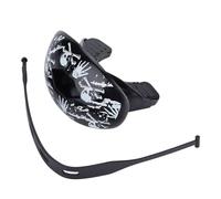 ZAWELIYO Paradenti Resistente Agli Urti per Boxe Calcio, Paradenti in TPR per Uso Alimentare (A forma di scheletro)