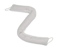 ZAWELIYO Paraspifferi per Porta Snake, Fonoassorbente e Lavabile per la Casa, Sotto la Porta, Blocca il Rumore, per Tutte le Stagioni, Cotone Perlato e Tessuto Oxford (Beige)