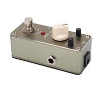 ZAWELIYO Pedale per Chitarra con Effetto Distorsione con True Bypass e Guscio in Metallo per Chitarristi Elettrici in Colore Marrone