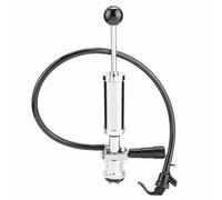 ZAWELIYO Pompa per Birra per Feste, Rubinetto per Fusti Resistente con Grilletto e Tubo Flessibile, Dispenser Manuale per Birra Alla Spina per Eventi Domestici in Campeggio, Picnic (D)