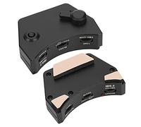 ZAWELIYO Preamplificatore per Chitarra Acustica con Pickup Piezo C Mic Forele Trasduttore Ponte per Chitarra Folk Include Pulsante Fase 9v a Batteria a Batteria