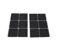 ZAWELIYO Protezioni per Pavimenti, Cuscinetti in Gomma Antiscivolo Autoadesivi da 12 Pezzi, Piedini per Mobili Neri per Tavolo, Sedia, Divano, per Proteggere le Piastrelle del Pavimento