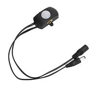 ZAWELIYO Sensore di Movimento a Infrarossi LED DC6V-24V Design Compatto per Illuminazione Automatica Nella del Bagno del Corridoio e Altro Ancora (Nera)