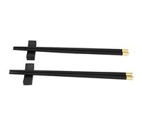 ZAWELIYO Set di Bacchette, Stoviglie Domestiche Riutilizzabili per Cibo Cinese, 2 Paia di Bacchette e Supporto per la Domestica (#1)