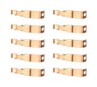 ZAWELIYO Set di Scarpe da Prelievo di Ricambio per Auto a Slot per 440 440x2, Materiale di Ferro Robusto, Plug e Gioco di Scarpe da Prelievo da 10 Pezzi, Installazione Rapida,