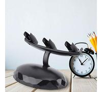 ZAWELIYO Supporto per Aerografo Supporto in Plastica di Alta qualità per Tre Penne per Aerografo Comodo Spazio di Archiviazione Leggero per L'arte Fai-da-te