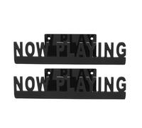 ZAWELIYO Supporto per Dischi in Vinile Elegante Supporto per Montaggio a Parete in Acrilico Ora in Riproduzione Scaffale per Dischi in Vinile per la Decorazione Domestica, Confezione da 2 Scaffali