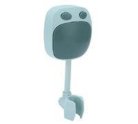 ZAWELIYO Supporto per Soffione Doccia Regolabile a 360 Gradi con Gancio, Staffa in ABS Resistente per Bagno, Installazione Facile Senza Attrezzi, Leggero 16,5x7,5 Cm (Verde)