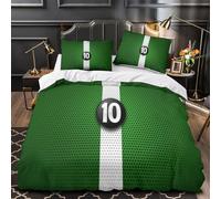 ZAWPPEUIO Digital Number 10 Set Di Copripiumino stampa 3D ultra microfibra 3 Pezzi con federa soffice modern Minimalista copripiumino con cerniera ariosa for adolescenti Super king（260x220cm）