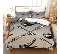 ZAWPPEUIO Stupendo Set Per Ragazzi Con Stampa 3D Remo della Gondola Veneta Leggero Decorativo E Confortevole in Microfibra Ipoallergenica