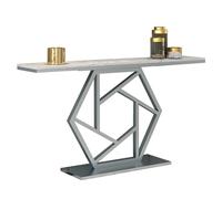 ZAWQFDZ Tavolo Consolle, Mobile Consolle Ingresso Minimalista con Texture Irregolare Effetto Pietra per Ingresso, Soggiorno, Ufficio, Hall di Hotel(Silver,39.3in/100cm)