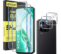 ZAXGLAR Pellicola Vetro Temperato per Honor 200 Smart, 2 Pezzi Pellicola Protettiva e 2 Pezzi Pellicola Fotocamera, Durezza 9H,Anti Graffio, Anti-Impronte