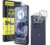 ZAXGLAR Pellicola Vetro Temperato per Motorola Moto G86 / G86 Power 5G, 2 Pezzi Pellicola Protettiva e 2 Pezzi Pellicola Fotocamera, Durezza 9H,Anti Graffio, Anti-Impronte Vetro Motorola Moto G86
