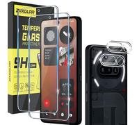 ZAXGLAR Pellicola Vetro Temperato per Nothing Phone 3A, 2 Pezzi Pellicola Protettiva e 2 Pezzi Pellicola Fotocamera, Durezza 9H,Anti Graffio, Anti-Impronte