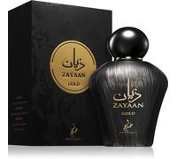 Khadlaj Perfumes Zayaan Gold Eau de Parfum Uomo 100 ml - Profumo con note di prugna, cannella e legnoso - Fragranza dolce, speziata e calda a lunga durata