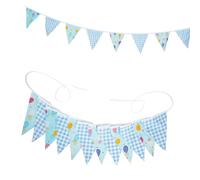 ZAYIUKI 12 bandierine in tessuto da 3,2 m di lunghezza, per matrimoni, da appendere, decorazioni per feste in interni ed esterni