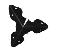 ZAYIUKI 50 paraspigoli decorativi multiuso in metallo robusto per scale, protezione antipolvere e effetto antico, finitura nera