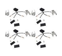 ZAYIUKI Confezione da 4 bruciatori Set di recipienti per stufe Forno Fattori Durevole Resistente alle Alte Temperature Accessori Compatibilità Universale
