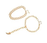 ZAYIUKI Elegante collana moderna da donna, elegante bracciale in lega di metallo, adatto per gli amanti della moda