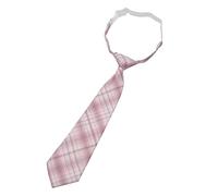 ZAYIUKI Lazy Ties Women Plaid Slim Cute Cravatta Plaid Uniform School Student Cravatte per Boy Girl Japanese Cosplay Cravatte
