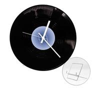 ZAYIUKI Orologio a forma di disco del tramonto, design moderno, con espositore in metallo, ornamento di alta qualità, orologio vintage, 30,5 cm