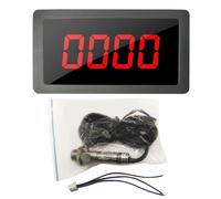 ZAYIUKI Tachimetro digitale a LED Misuratore di velocità con sensore Hall e interruttori di prossimità NPN Misuratore di velocità del motore 220 V per torni