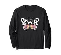 Zayla Butterfly - Personalizzato Carino Nome Word Art Maglia a Manica