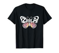 Zayla Butterfly - Personalizzato Carino Nome Word Art Maglietta