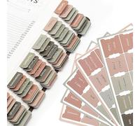 Zayookey 5 Feuille Schede bibliche Laminate 73 Tabs della Bibbia 2 Schede Vuote Schede Indice Della Bibbia per Studiare la Bibbia Etichette Bibliche del Vecchio e Nuovo Testamento