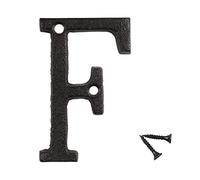 Zayookey 7,5 cm Lettera Civici in Ferro Colato Numero Civico in Ghisa per Indirizzo di Casa House Lettre