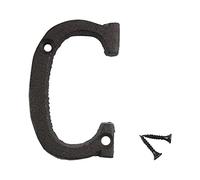 Zayookey 7,5 cm Lettera Civici in Ferro Colato Numero Civico in Ghisa per Indirizzo di Casa House Lettre