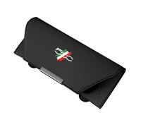 ZAYTEBH Portaocchiali da Auto per Fiat 500 Parasole Scatola Clip Porta Occhiali da Sole Auto Interni Accessori