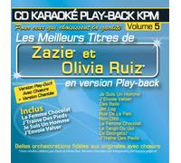 Zazie - CD Karaoké Play-Back Kpm Vol.05 Zazie et Olivia Ruiz